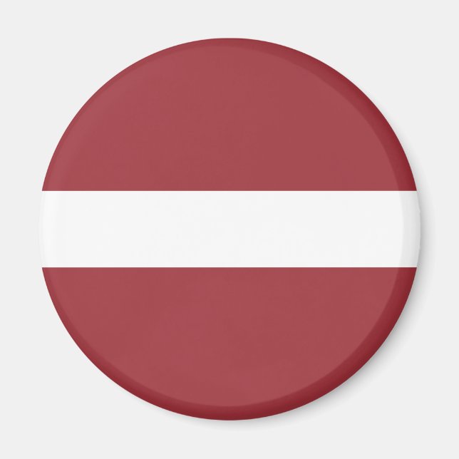 Latvian Flag (Latvia) Magnet (Front)