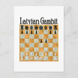 Latvian Gambit Postcard