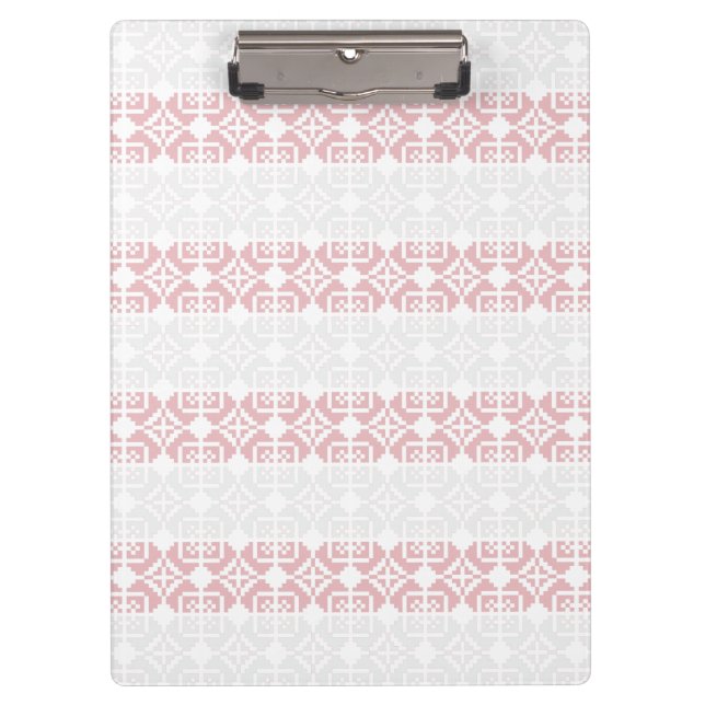 Latvian Morning SUN geometric pattern II Clipboard (Front)