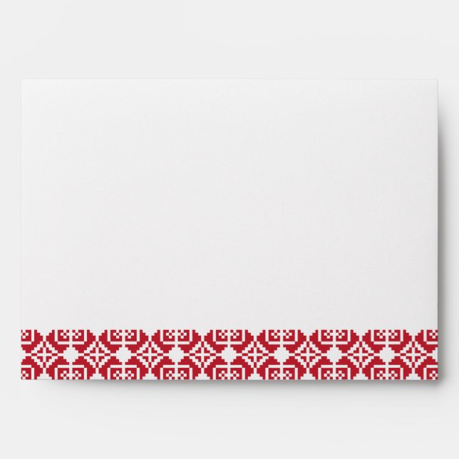 Latvian Morning SUN geometric pattern II Envelopes (Front)