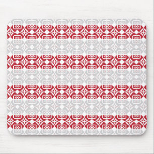 Latvian Morning SUN geometric pattern II Mouse Pad