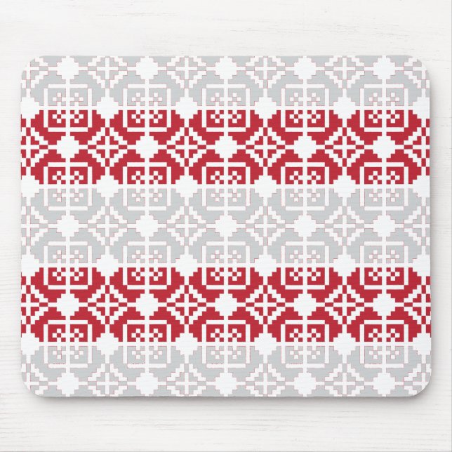 Latvian Morning SUN geometric pattern II Mouse Pad (Front)