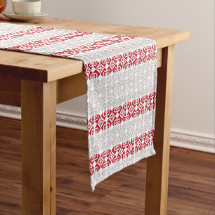 Latvian Morning SUN geometric pattern II Short Table Runner