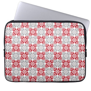 Latvian Morning SUN geometric pattern III Laptop Sleeve