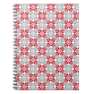 Latvian Morning SUN geometric pattern III Notebook