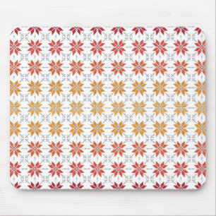 Latvian Morning SUN geometric pattern IV Mouse Pad
