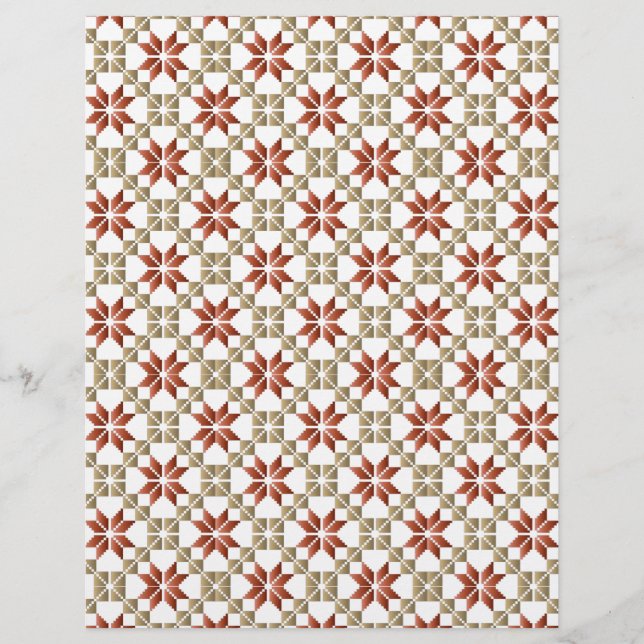 Latvian Morning SUN geometric pattern IX (Front)