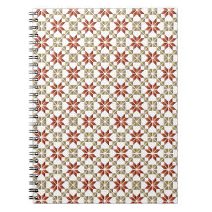 Latvian Morning SUN geometric pattern IX Notebook