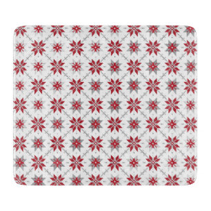 Latvian Morning SUN geometric pattern V Cutting Board