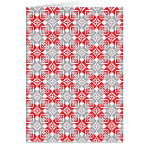 Latvian Morning SUN geometric pattern VI