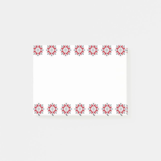 Latvian Morning SUN geometric pattern VII Post-it Notes (Front)