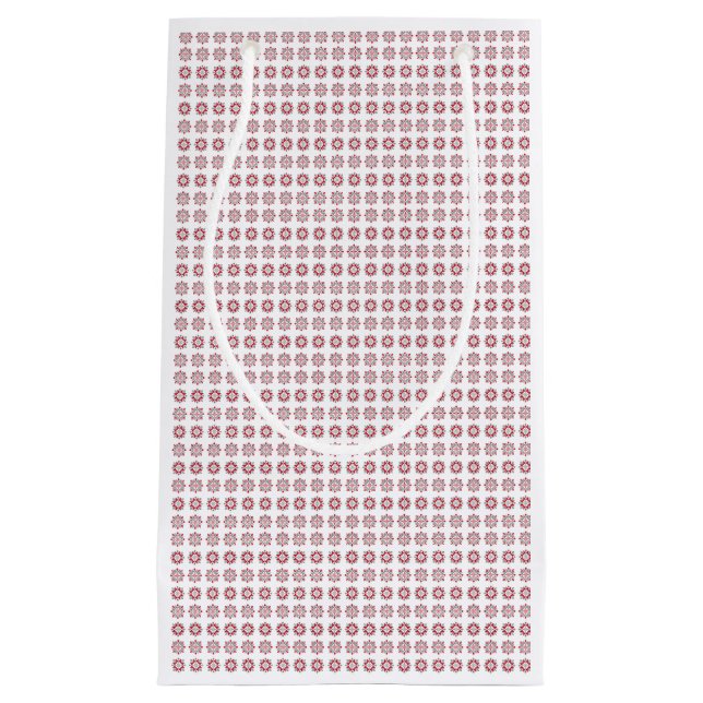 Latvian Morning SUN geometric pattern VII Small Gift Bag (Front)