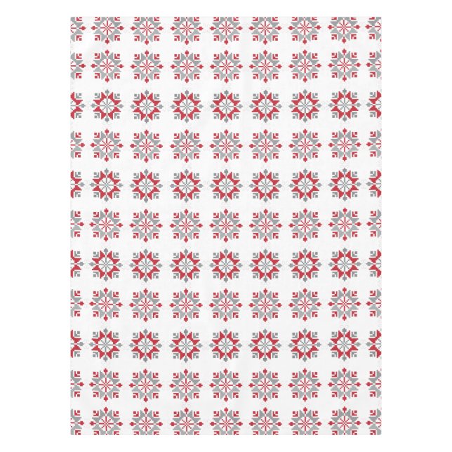 Latvian Morning SUN geometric pattern VII Tablecloth (Front)