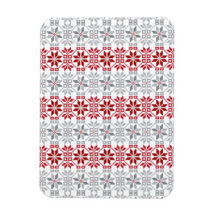 Latvian Morning SUN geometric pattern VIII Magnet