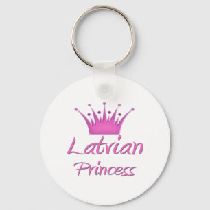 Latvian Princess Key Ring