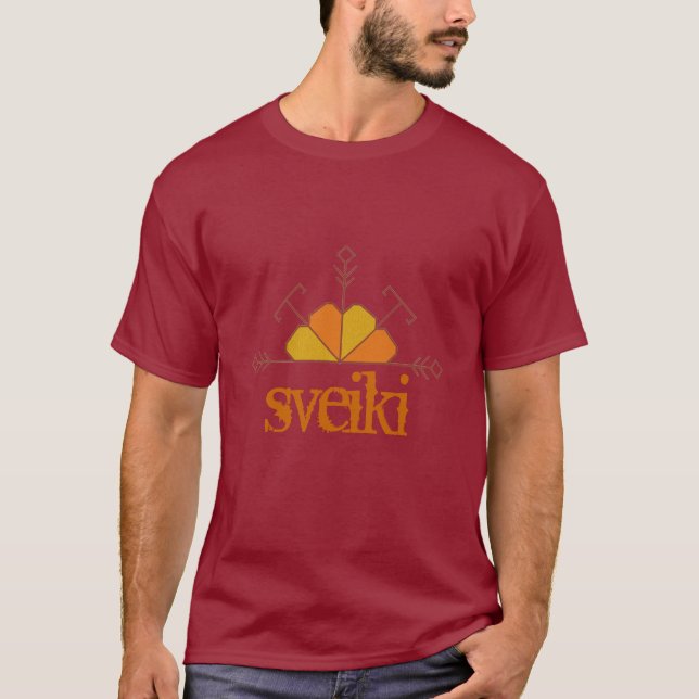 Latvian saulite t-shirt (Front)