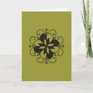 Latvian saulites karte card
