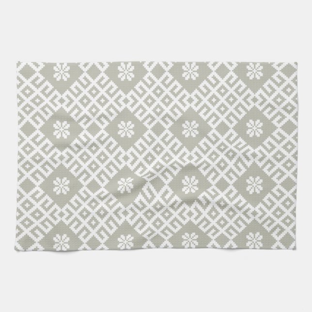 Latvian traditional continuous pattern cloth  (Horizontal)