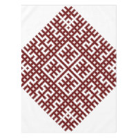 Latvian traditional Lielvarde belt motif design