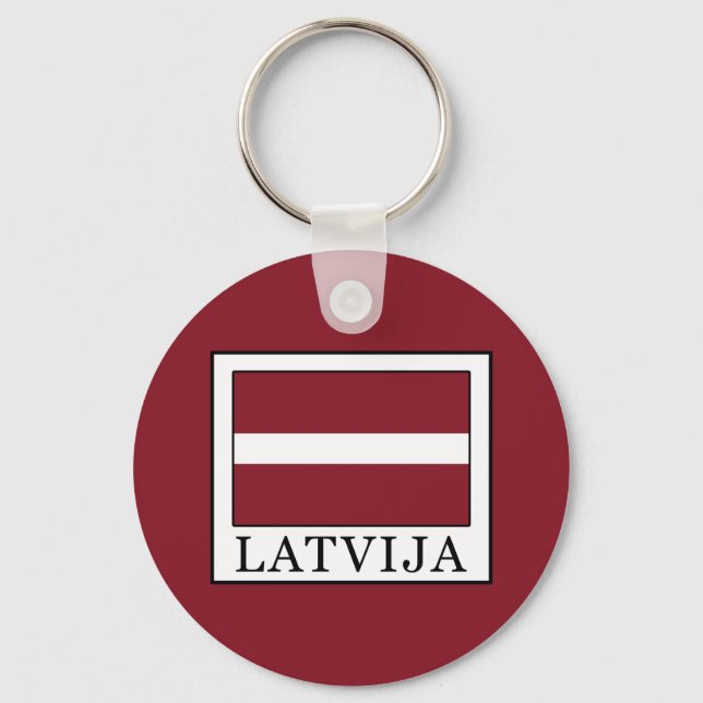 Latvija Key Ring (Front)