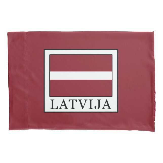 Latvija Pillowcase (Front)