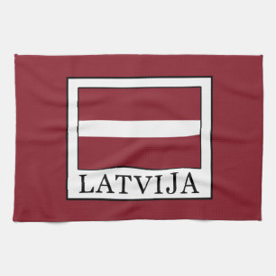 Latvija Tea Towel
