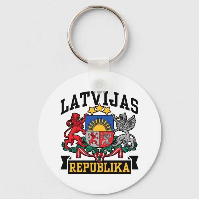Latvijas Republika Key Ring (Front)