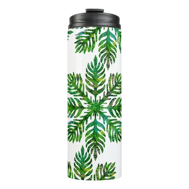 Lauae hawaiian quilt pattern thermal tumbler (Front)