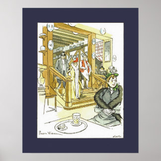 L'Auberge des Adrets ~P. Vidal ~*Change Mat Colour Poster