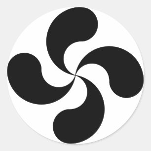 lauburu Basque cross cross-country race sticker