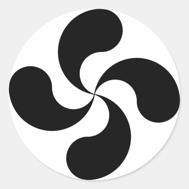 lauburu cross basque cross sticker (Front)