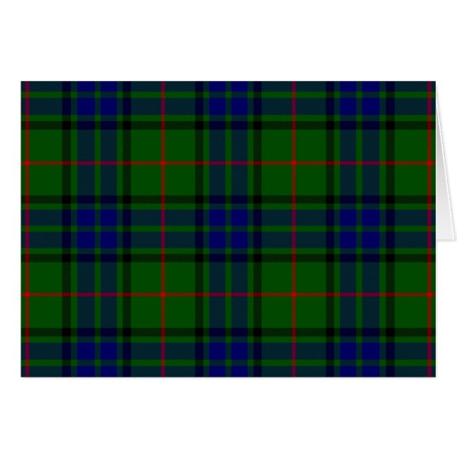 Lauder tartan blue green plaid (Front Horizontal)