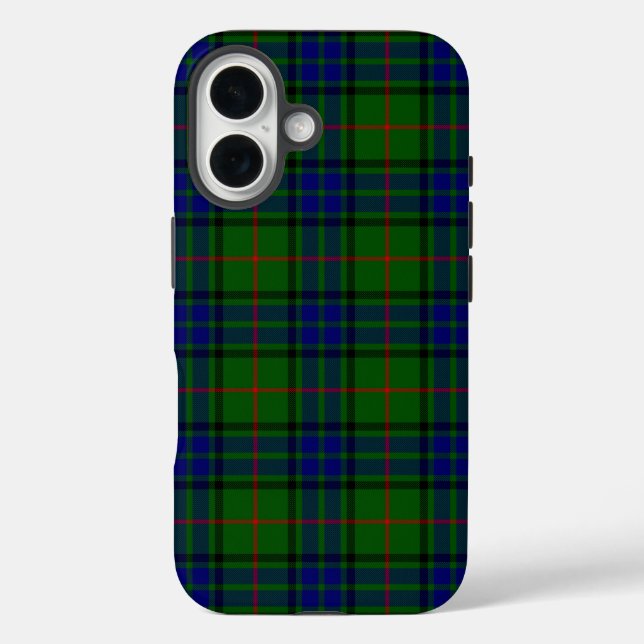 Lauder tartan blue green plaid Case-Mate iPhone case (Back)