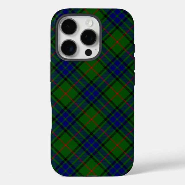 Lauder tartan blue green plaid Case-Mate iPhone case (Back)