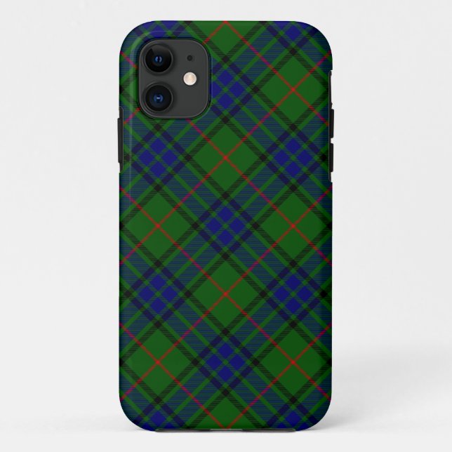 Lauder tartan blue green plaid Case-Mate iPhone case (Back)