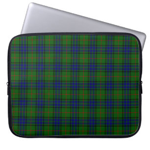 Lauder tartan blue green plaid laptop sleeve