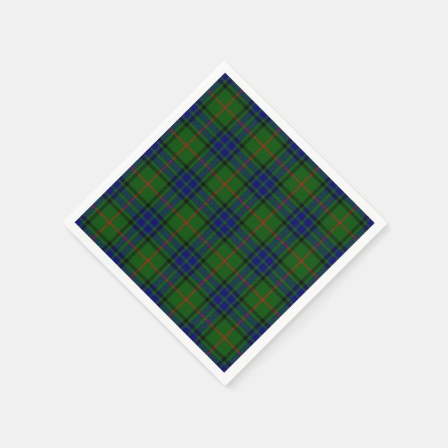 Lauder Tartan Plaid Paper Napkins (Corner)