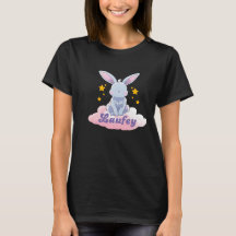 "Laufey Bunny on a Cloud with Stars - Cute Design"