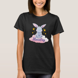 "Laufey Bunny on a Cloud with Stars - Cute Design" T-Shirt