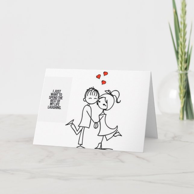 *LAUGH A LOT* *LOVE A LOT* LOVE FOR ANY DAY CARD (Front)