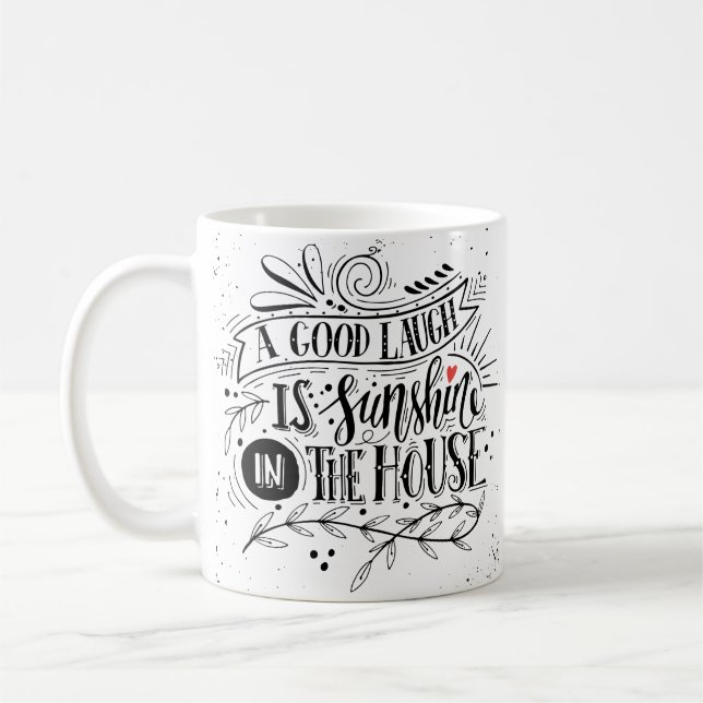 Laugh Coffee Mug (Left)