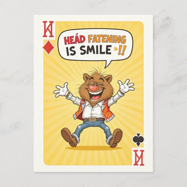 Laugh Deck Postcard (Front)