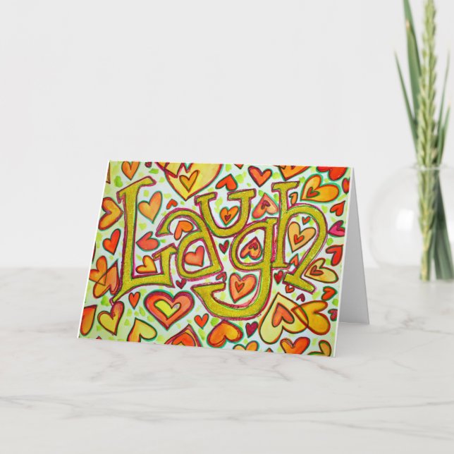 Laugh Greeting Card (Front)