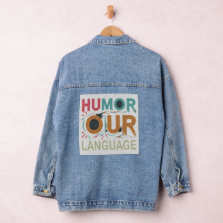 Laugh Lines: Custom Women's Denim Jacket