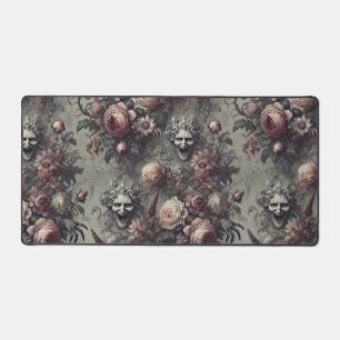 Laugh Lines – Gothic Floral Desk Mat
