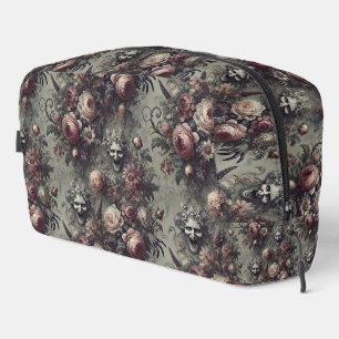 Laugh Lines – Gothic Floral Dopp Kit