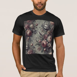 Laugh Lines – Gothic Floral T-Shirt