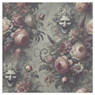 Laugh Lines – Gothic Statement Tile Fabric