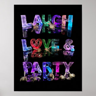 Laugh Love & Party Poster