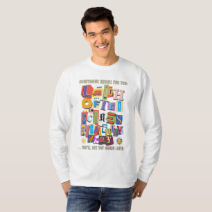 Laugh Often – Positive Typography Quote Design 1 T-Shirt